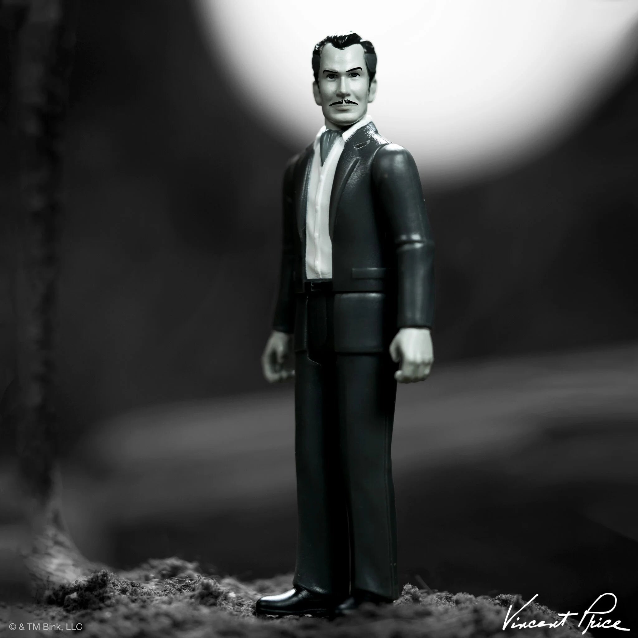 SUPER7 - Vincent Price ReAction Figure Vincent Price (Grayscale)