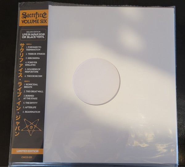 Sacrifice - Live In Japan 2018 (Plain Sleeve w/ Obi) (New Vinyl)