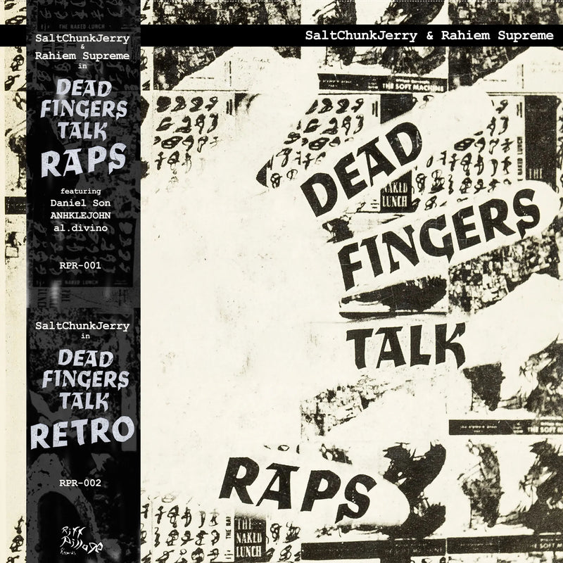 SaltChunkJerry & Rahiem Supreme - Dead Fingers Talk Raps/Retro Split (Gold Colour) (New Vinyl)