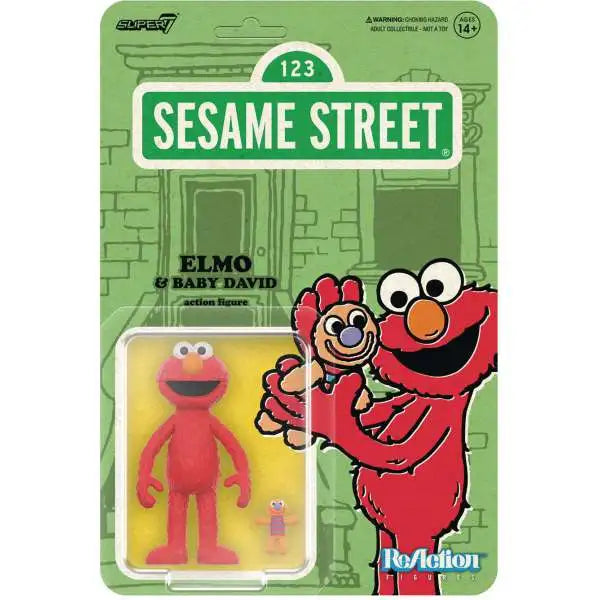 Sesame Street - Elmo & Baby David - ReAction Figure