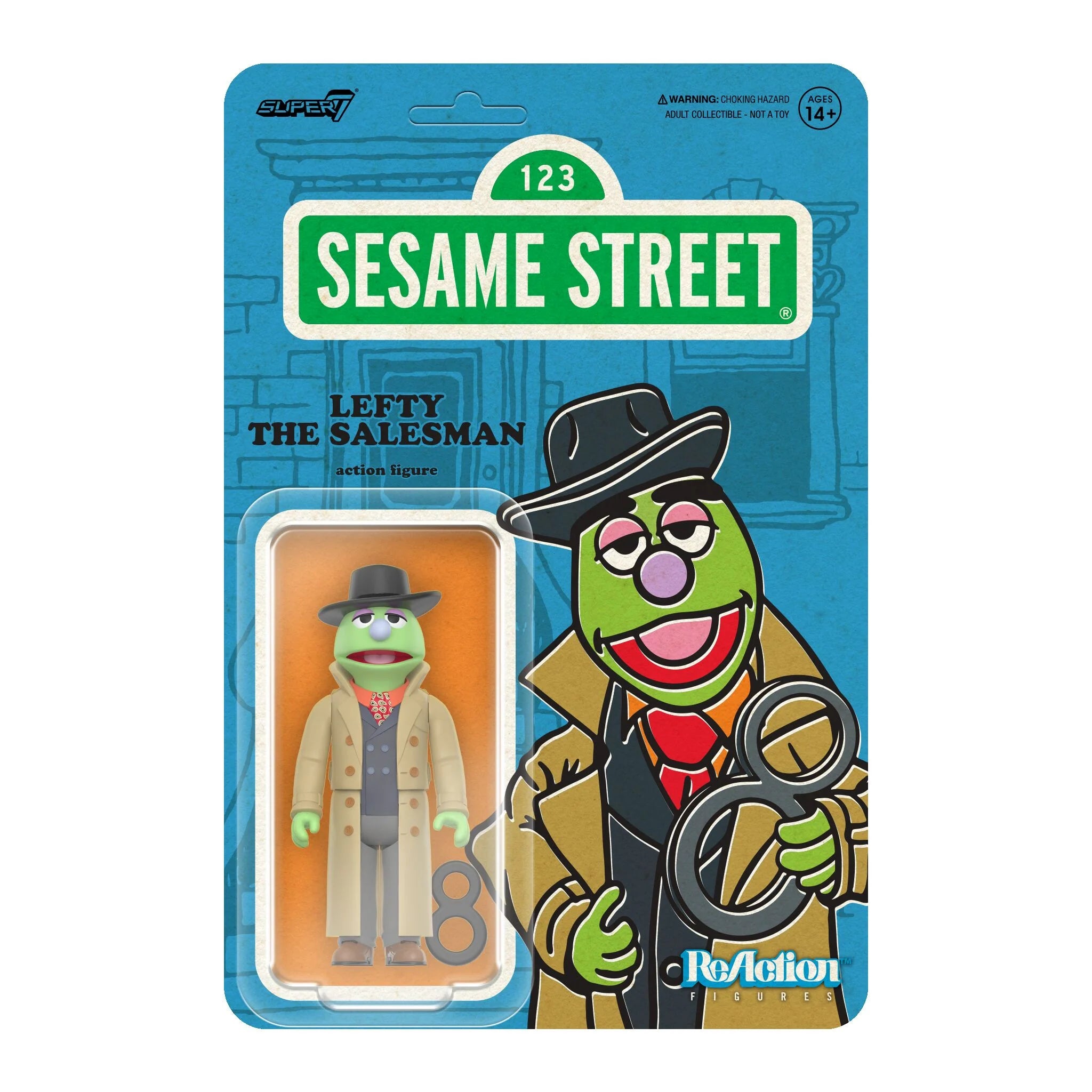 Sesame Street - Lefty The Salesman - ReAction Figure – Sonic Boom Records