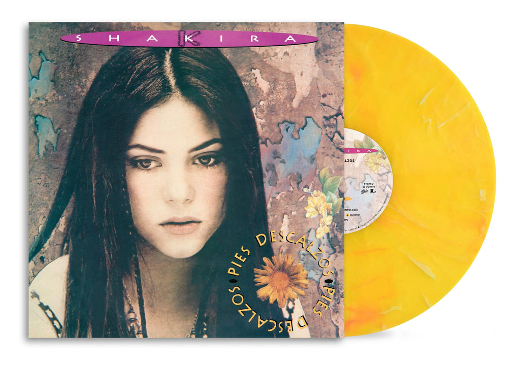 Shakira - Pies Descalzos (Yellow With Red Swirl) (New Vinyl)