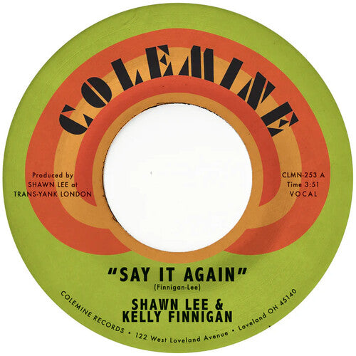 Shawn Lee / Kelly Finnigan - Say It Again / Harpsichord Rock 7" (Colored Vinyl) (New Vinyl)