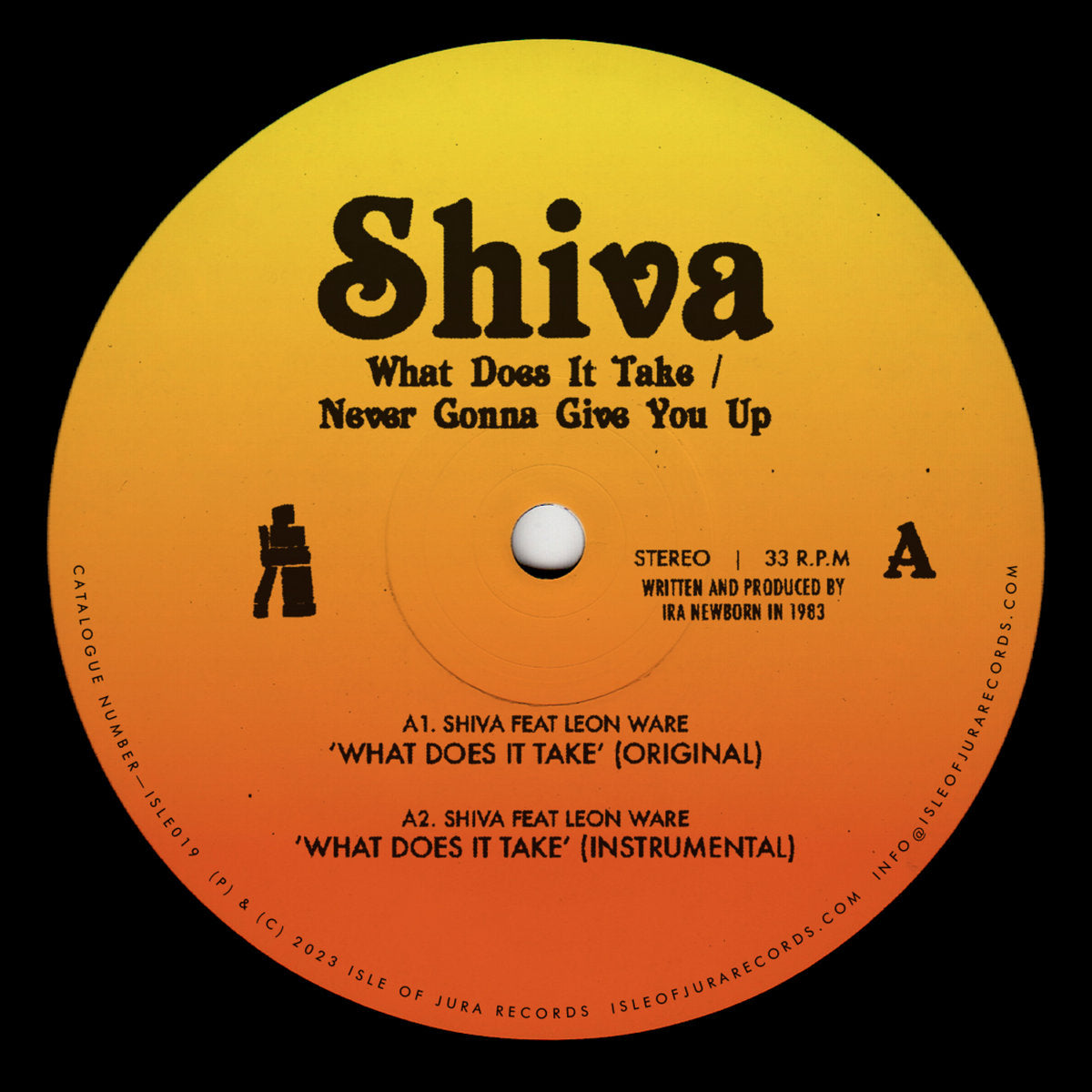 Shiva - What Does it Take/Never Gonna Give You Up 12" (New Vinyl)