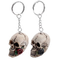 Skulls & Roses Keychain