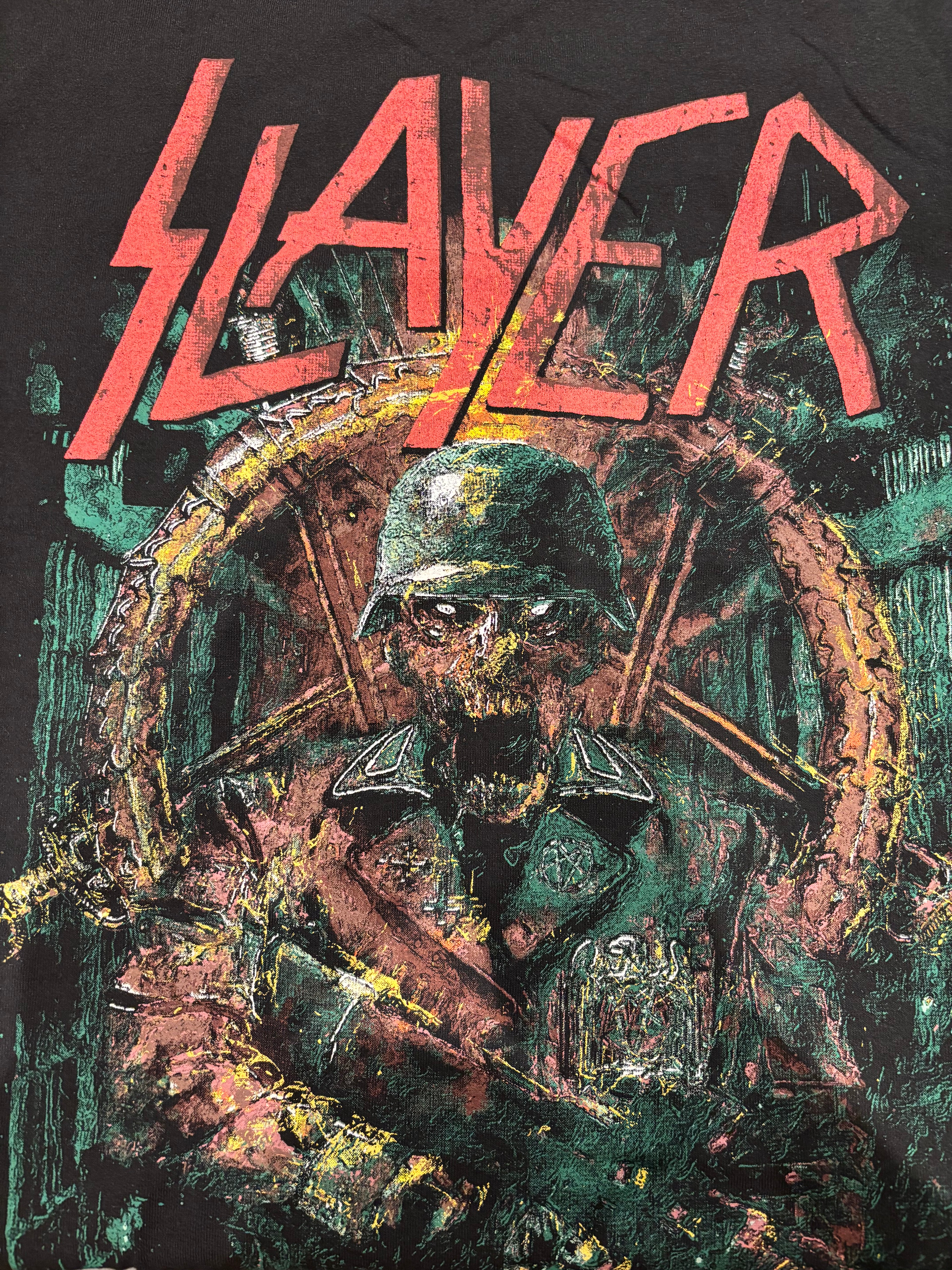 Slayer - Green Paint T-Shirt