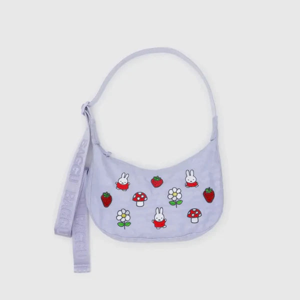 Baggu x Miffy - Small Embroidered Crescent Bag