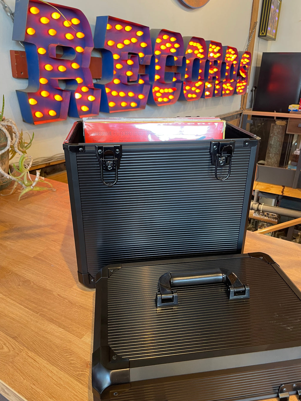Sonic Boom - BLACK ALUMINUM 12" RECORD CASE - not eligible for FREE SHIPPING