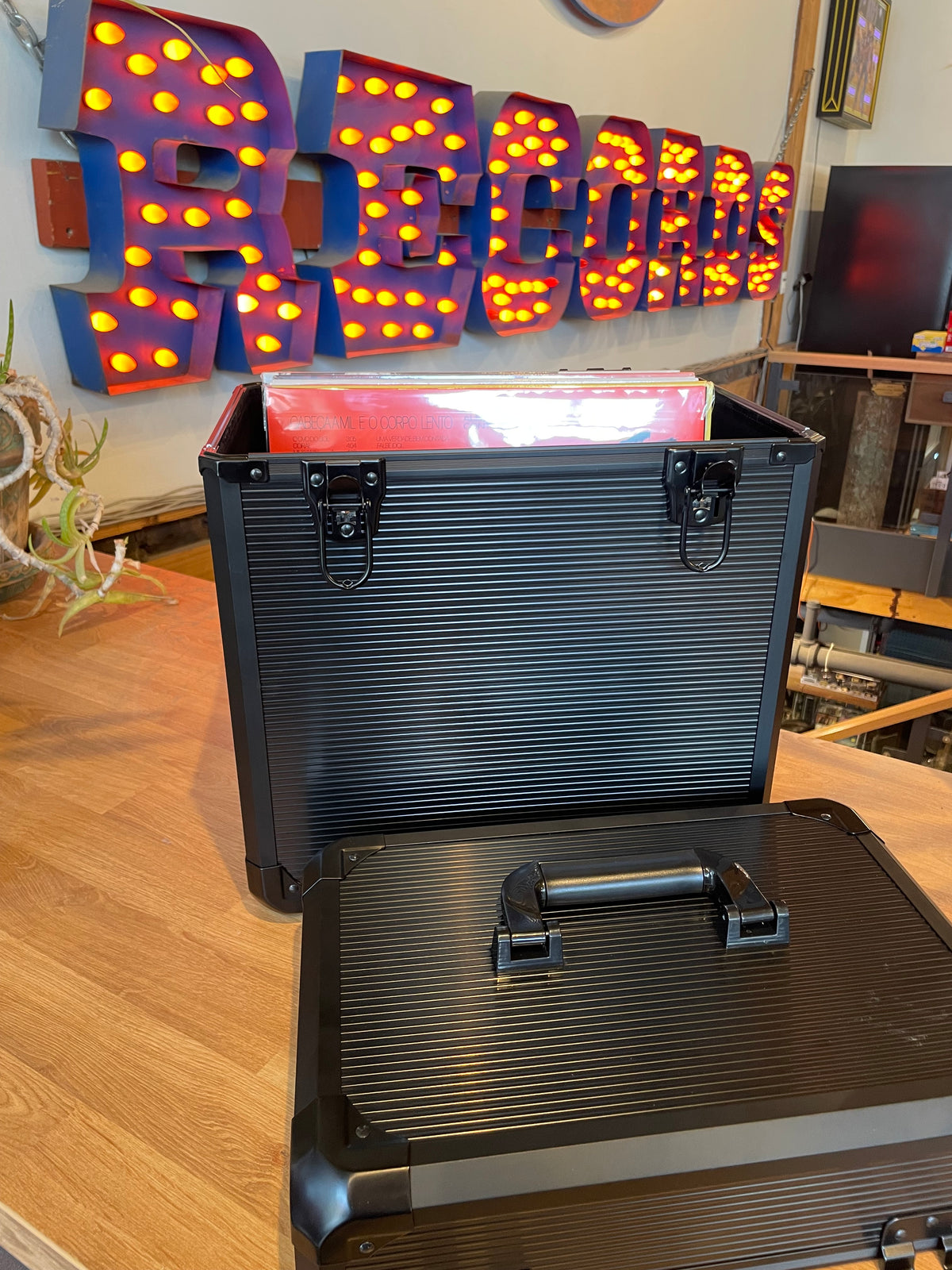Sonic Boom - BLACK ALUMINUM 12" RECORD CASE - not eligible for FREE SHIPPING