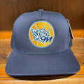 Sonic Boom Embroidered Logo Navy Snapback Hat