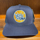 Sonic Boom Embroidered Logo Navy Snapback Hat