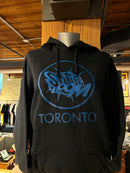 Sonic Boom Logo - Black with Royal Blue - Hoodie