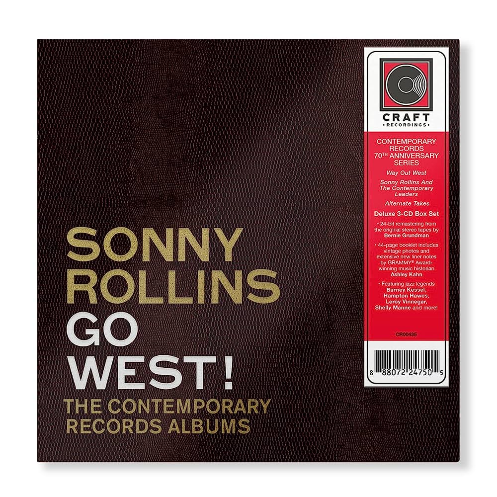 Sonny Rollins - Go West! The Contemporary Records Albums (3CD Box Set) (New CD)