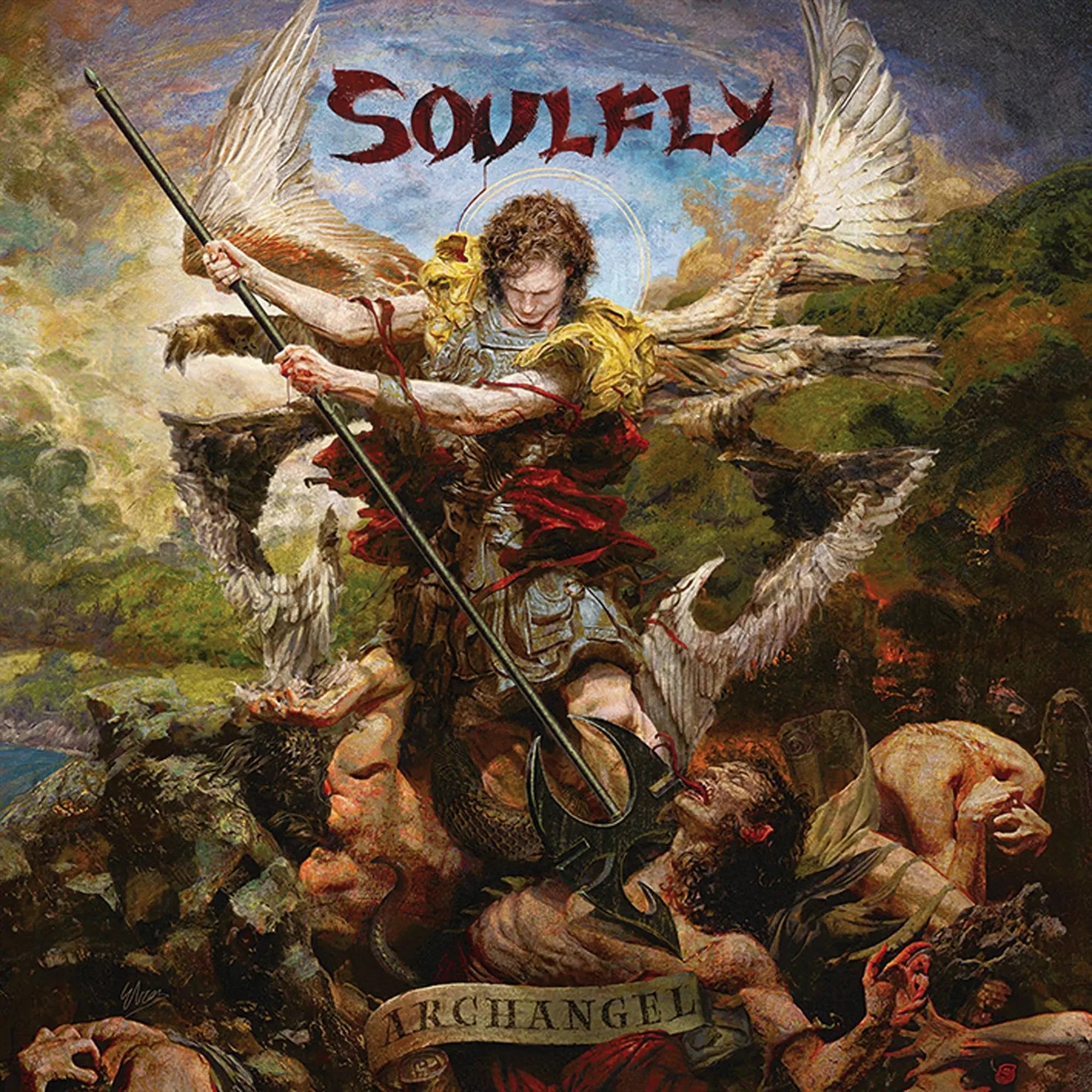 Soulfly - Archangel (10th Anniversary Edition Natural Green/Orange/Brown Splatter Vinyl) (New Vinyl)