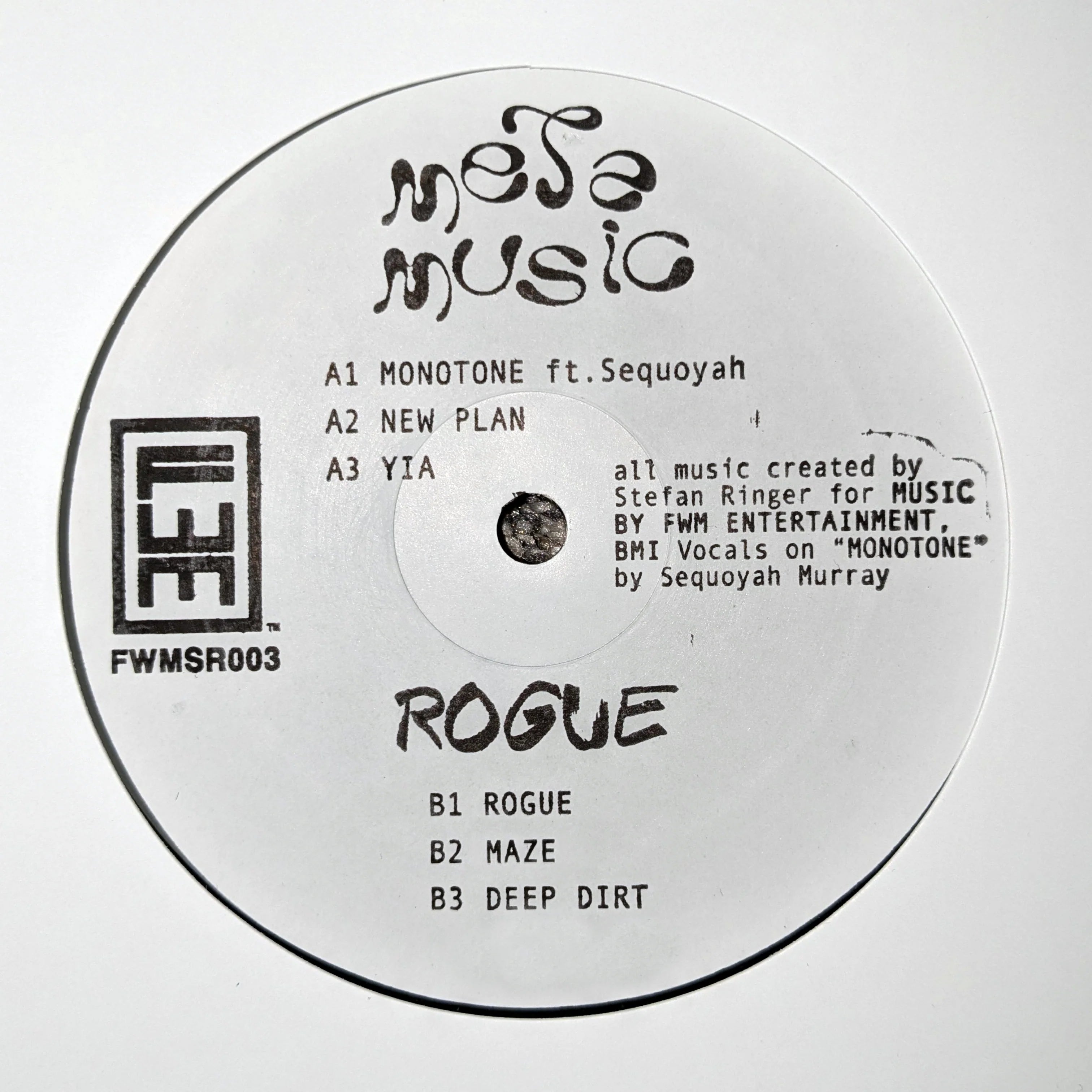 Stefan Ringer - Meta Music x Rogue EP (12") (New Vinyl)