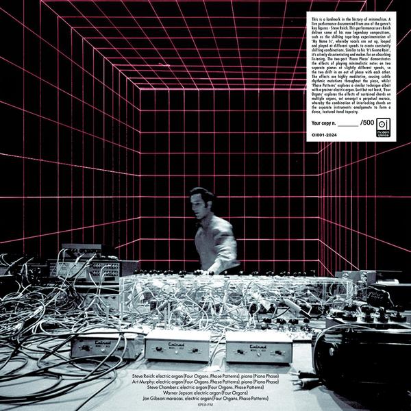 Steve Reich - At UC Berkley University Museum July 11, 1970 (New Vinyl)