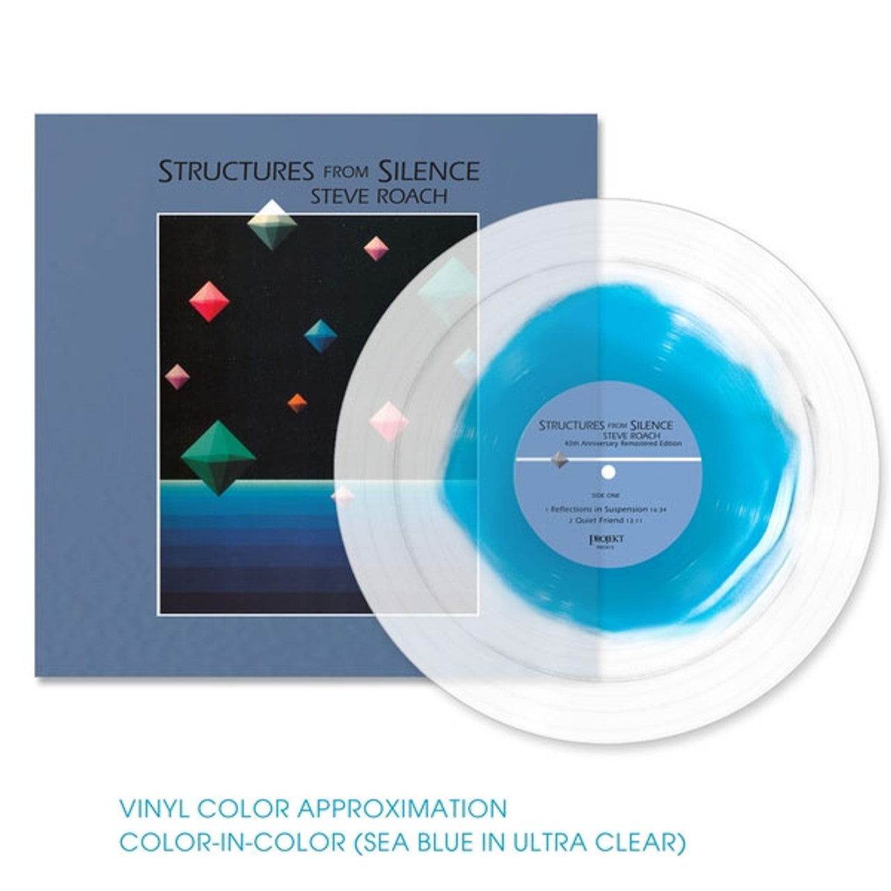 Steve Roach - Structures From Silence (Blue In Clear Colour) (New Vinyl)