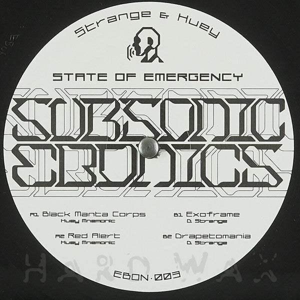 Strange & Huey – State Of Emergency EP (12") (New Vinyl)