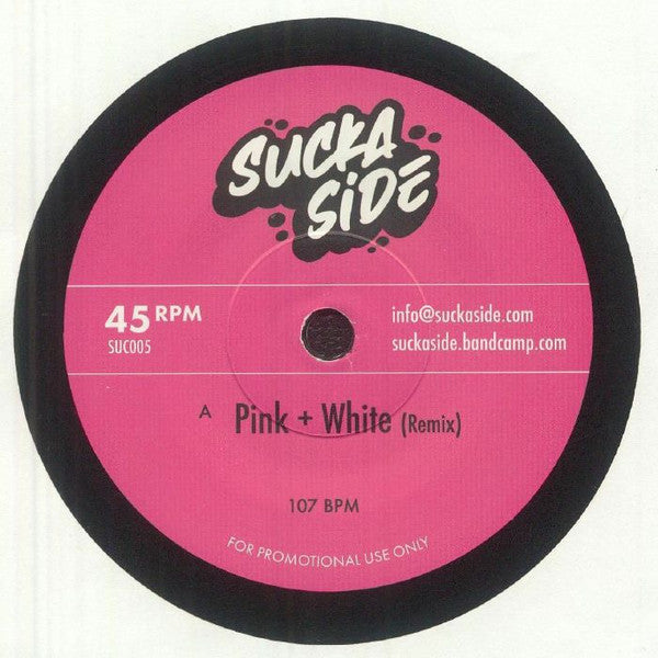 Suckaside - Pink + White/What Do You Say (7") (New Vinyl)