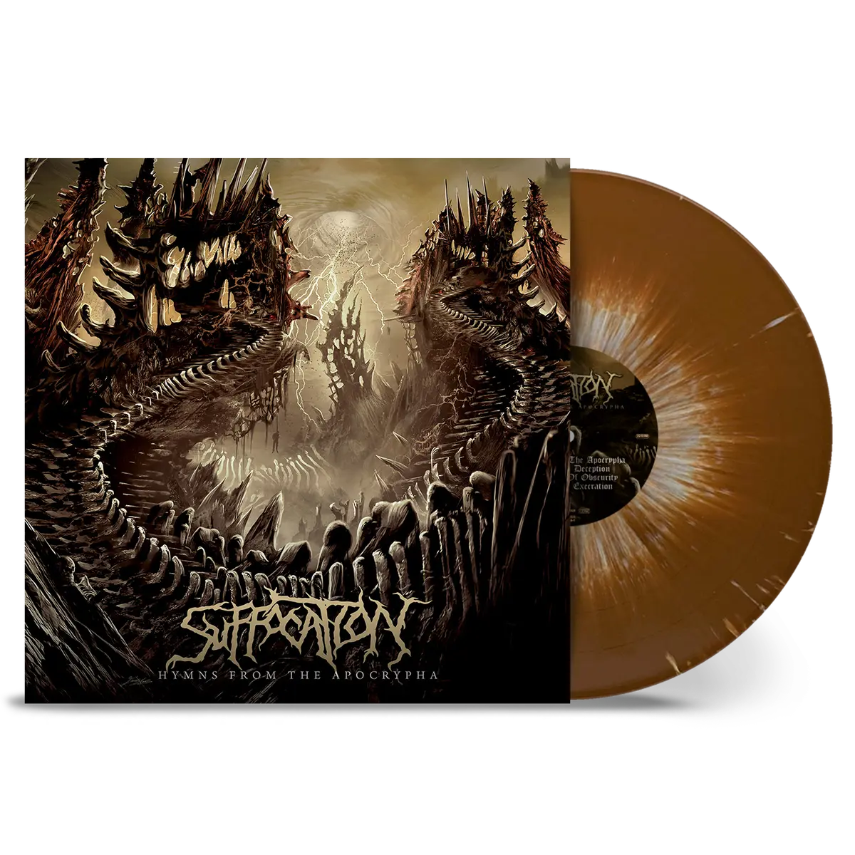 Suffocation - Hymns From The Apocrypha (Brown & White Splatter) (New Vinyl)