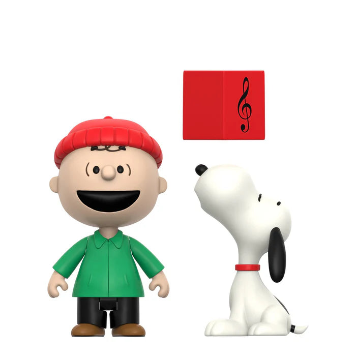 Super7 - Charlie Brown & Snoopy Caroling - ReAction Figure