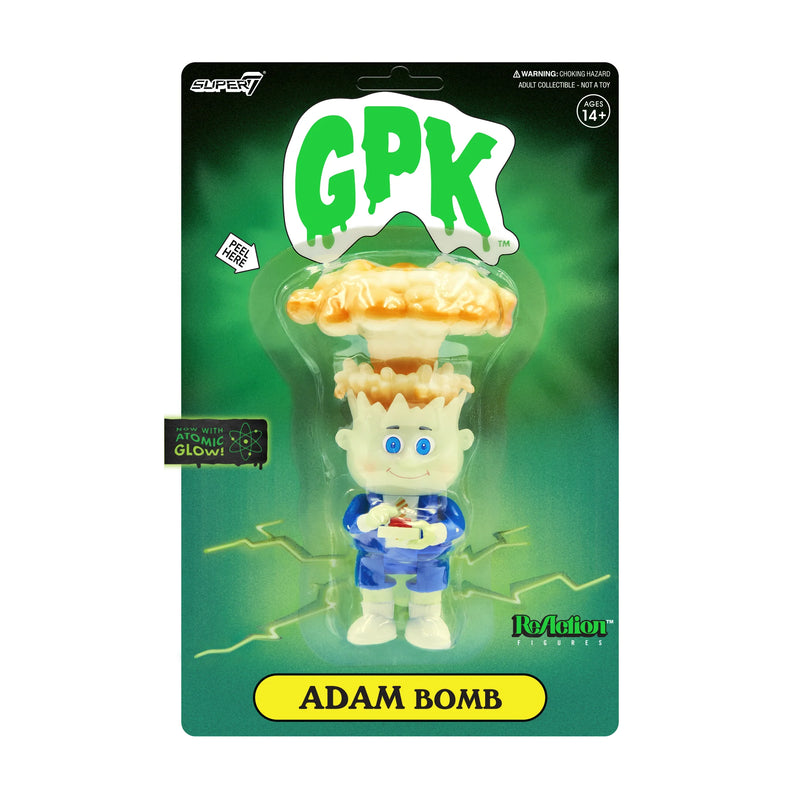 Super7- Garbage Pail Kids ReAction Figure 2 - Adam Bomb Glow In The Dark