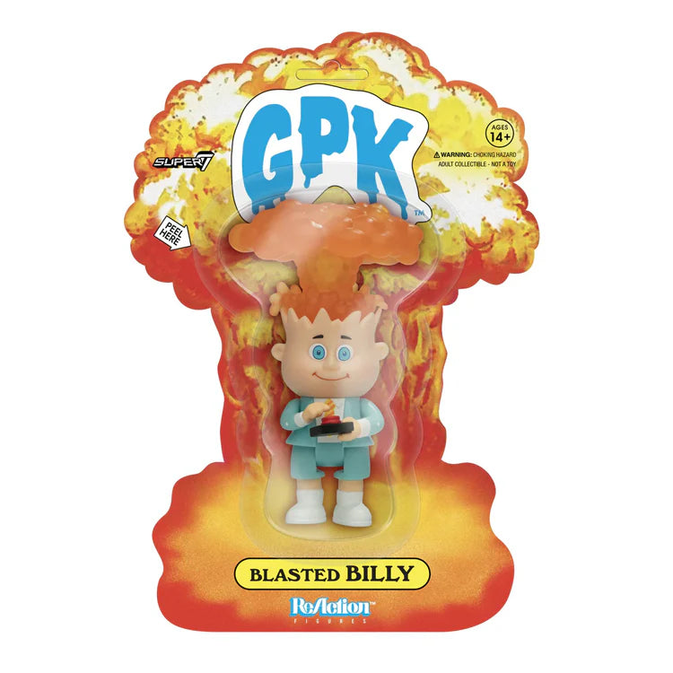 Super7- Garbage Pail Kids ReAction Figure - Blasted Billy