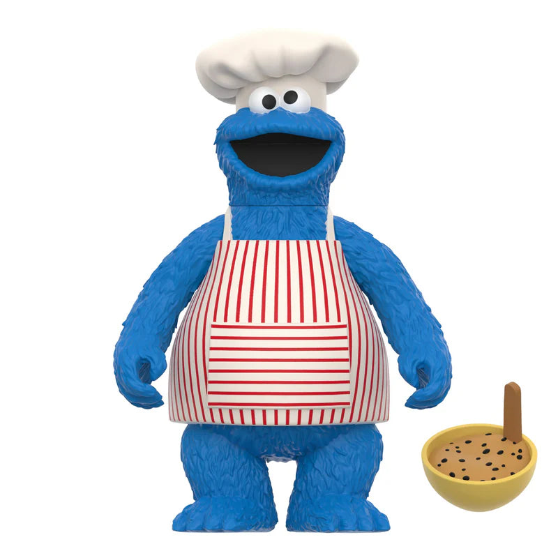 Super7 - Sesame Street ReAction Figures Wave 4  - Chef Cookie Monster