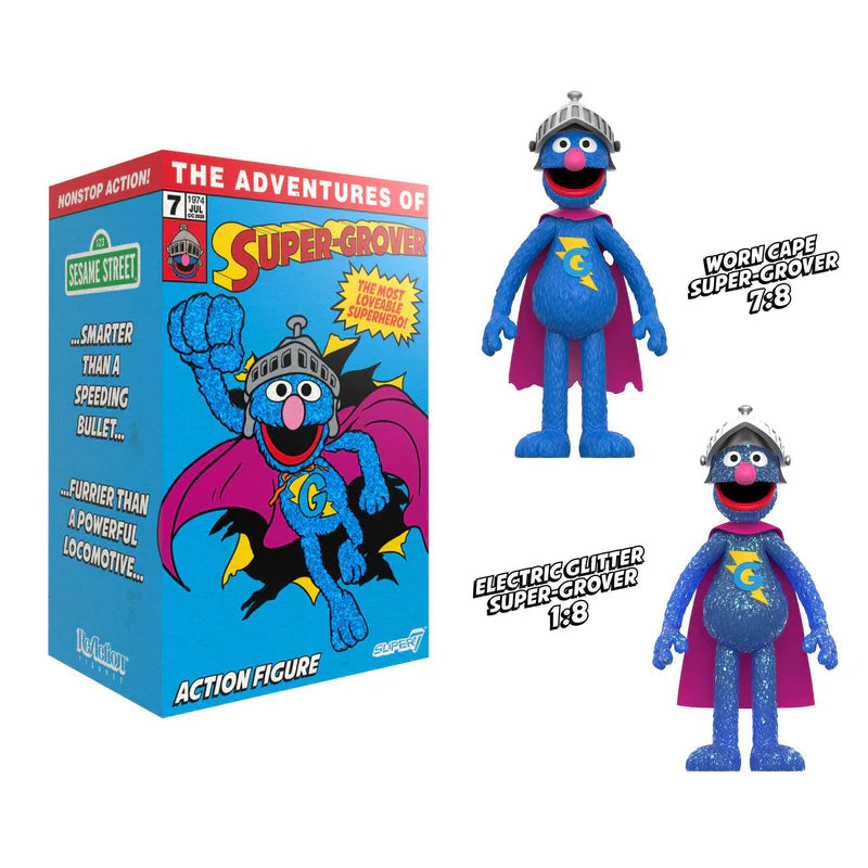 Super7 Sesame Street - Super-Grover ReAction Figure Blind Box