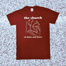 THE CHURCH - Of Skins and Heart (RED) - T-SHIRT