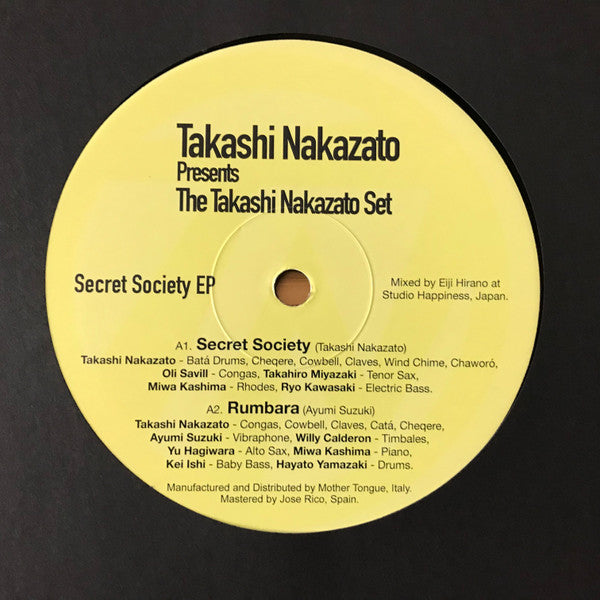 Takashi Nakazato - Secret Society EP (New Vinyl)