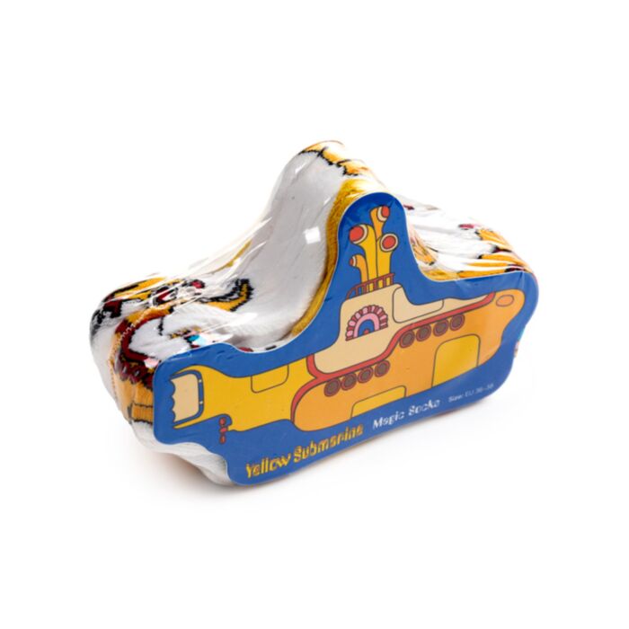 The Beatles Yellow Submarine Compressed Magic Socks