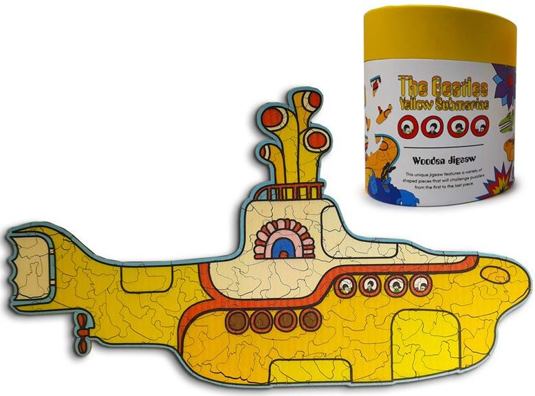 The Beatles Yellow Submarine Wooden Jigsaw Puzzle