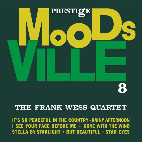 The Frank Wess Quartet - Moodsville Vol. 8 (Moodsville Acoustic Sounds Series) (New Vinyl)