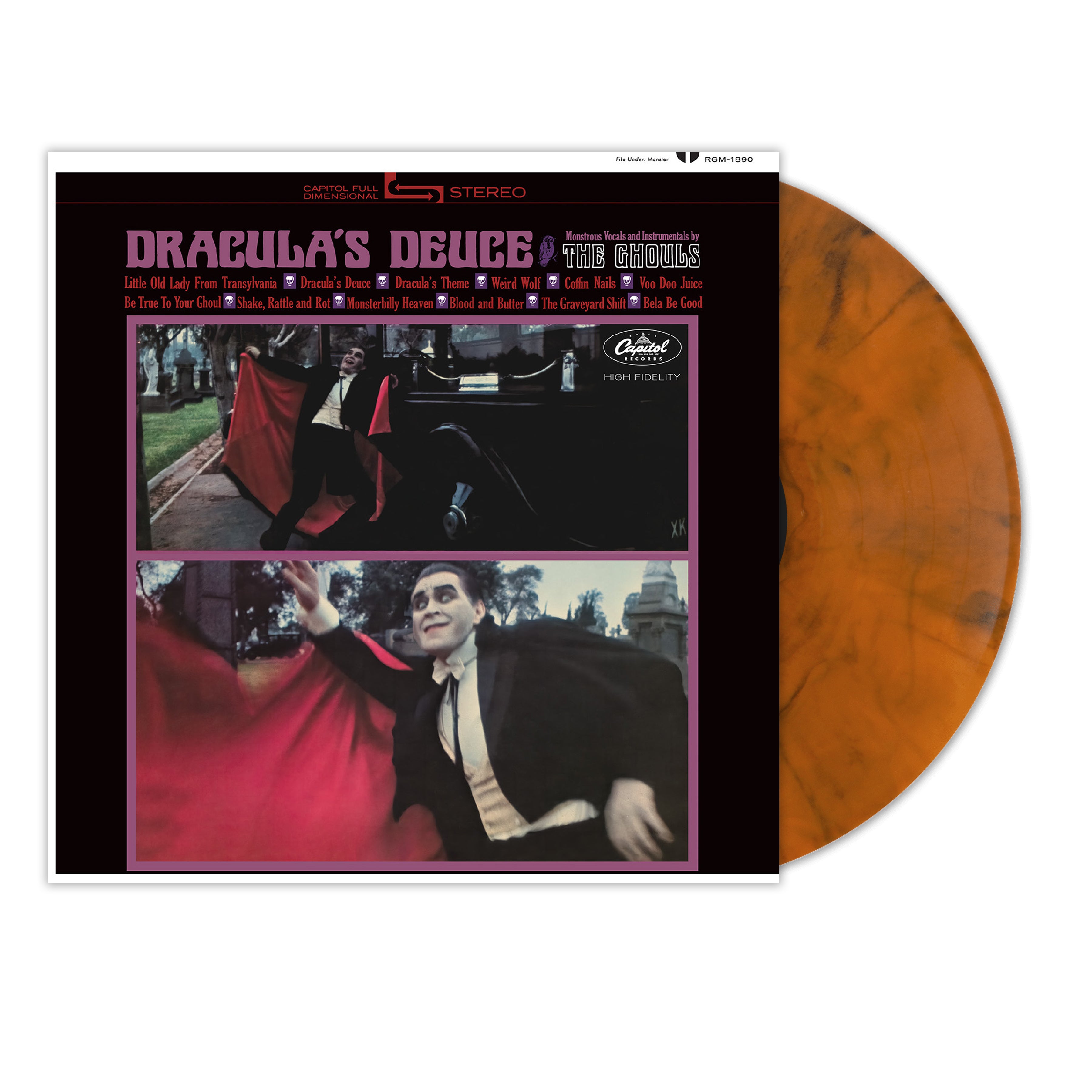 The Ghouls - Dracula's Deuce (Orange "Pumpkin Burnout" Smoke Vinyl) (New Vinyl)