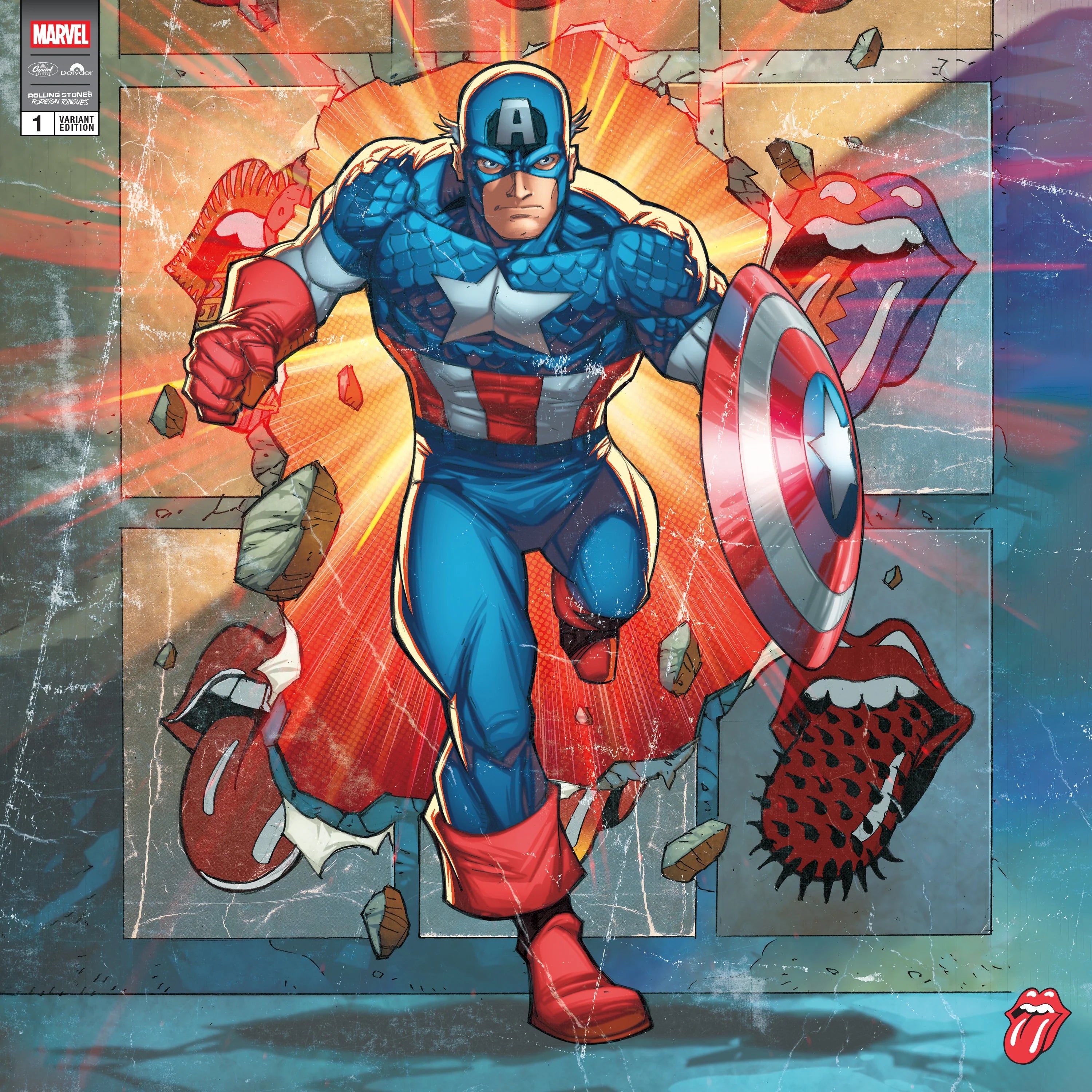 The Rolling Stones - Foreign Tongues (Marvel Collector's Series: Captain America) (Red Vinyl) (New Vinyl)