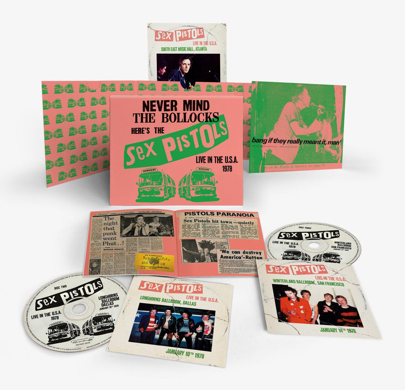 The Sex Pistols - Live In The U.S.A. 1978 (3CD) (New CD)