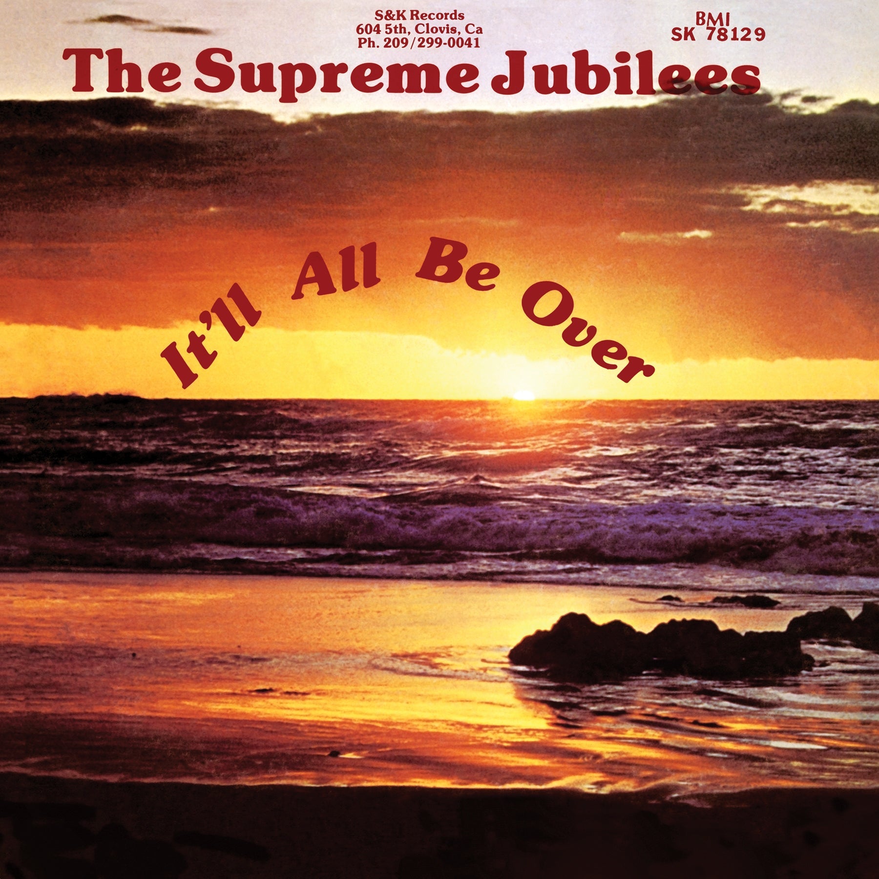 The Supreme Jubilees - It'll All Be Over (Maroon & Taransparent Yellow Vinyl) (New Vinyl)