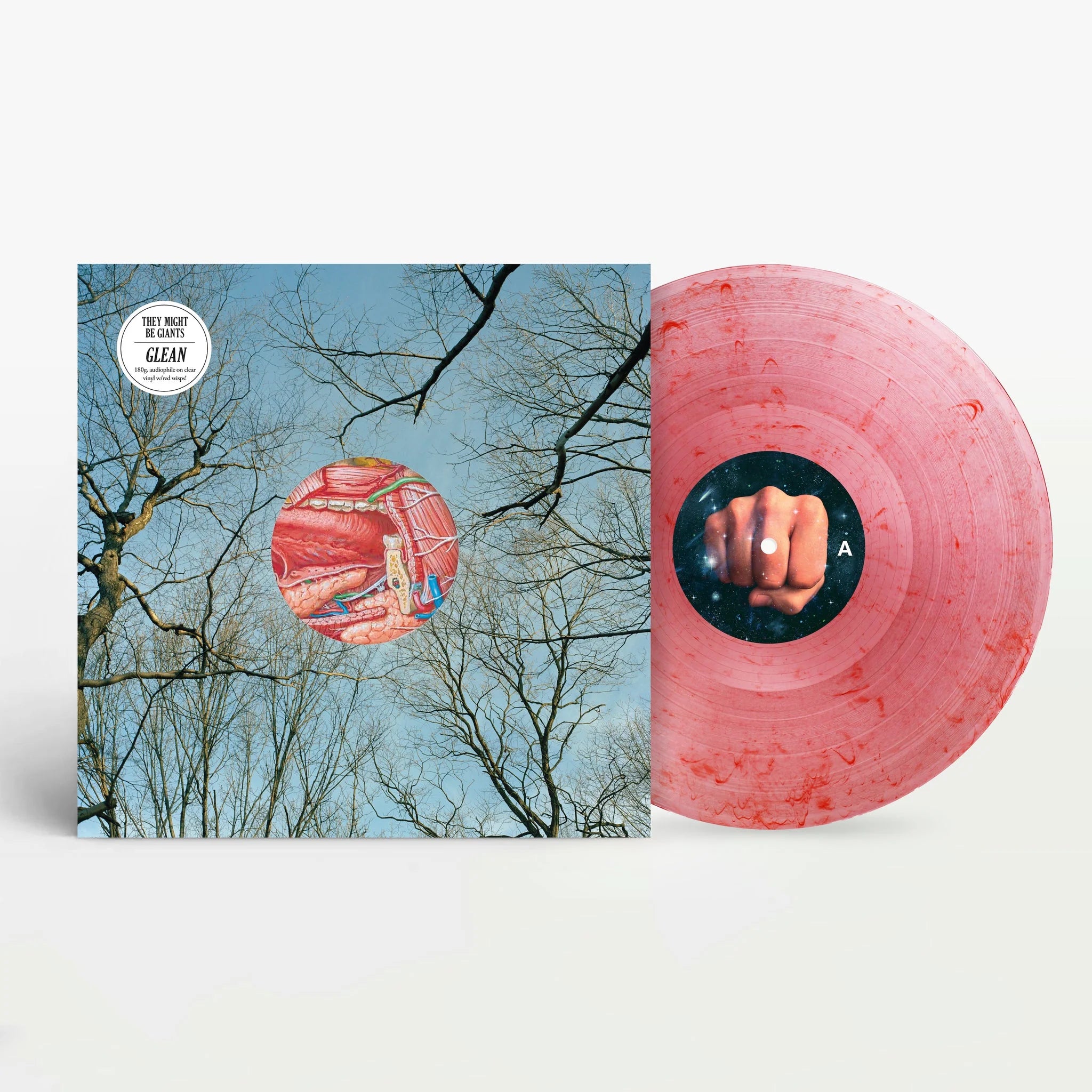 They Might Be Giants - Glean/Clear With Red Whisps Vinyl (New Vinyl)