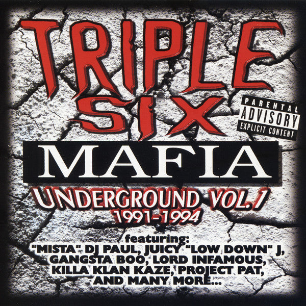Three-6 Mafia - Underground Vol. 1 1991-1994 (New CD)