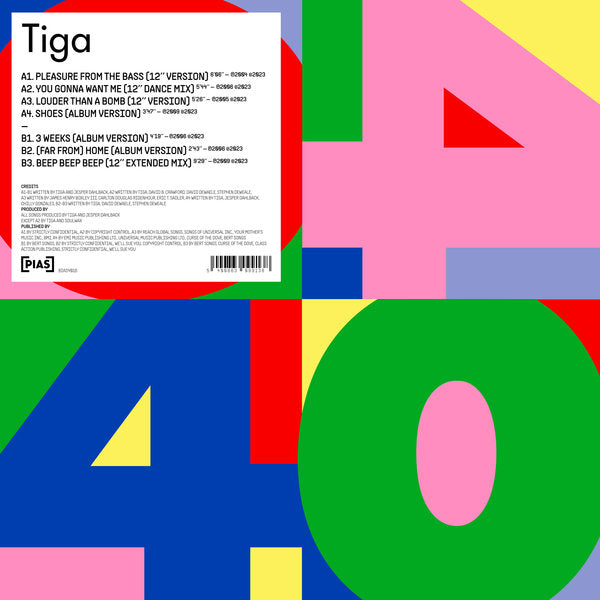 Tiga - PIAS 40 EP (New Vinyl)