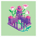 Todd Baker & Lucie Treacher - Monument Valley 3 (Translucent Red & Mint Vinyl) (New Vinyl)