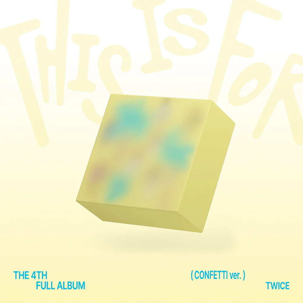 Twice - THIS IS FOR (CONFETTI Ver.) (New CD)
