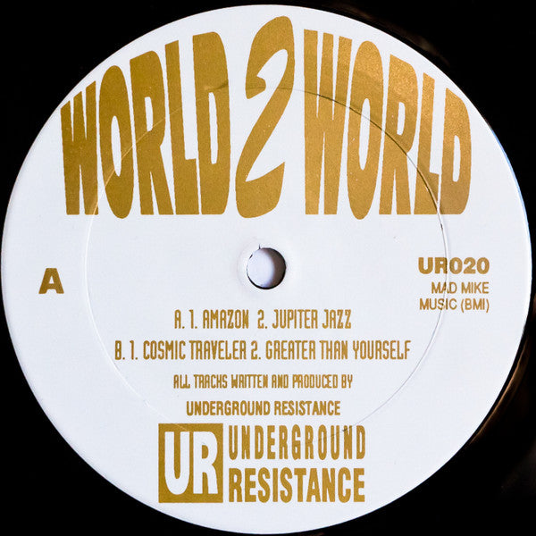 Underground Resistance - World 2 World 12" (New Vinyl)