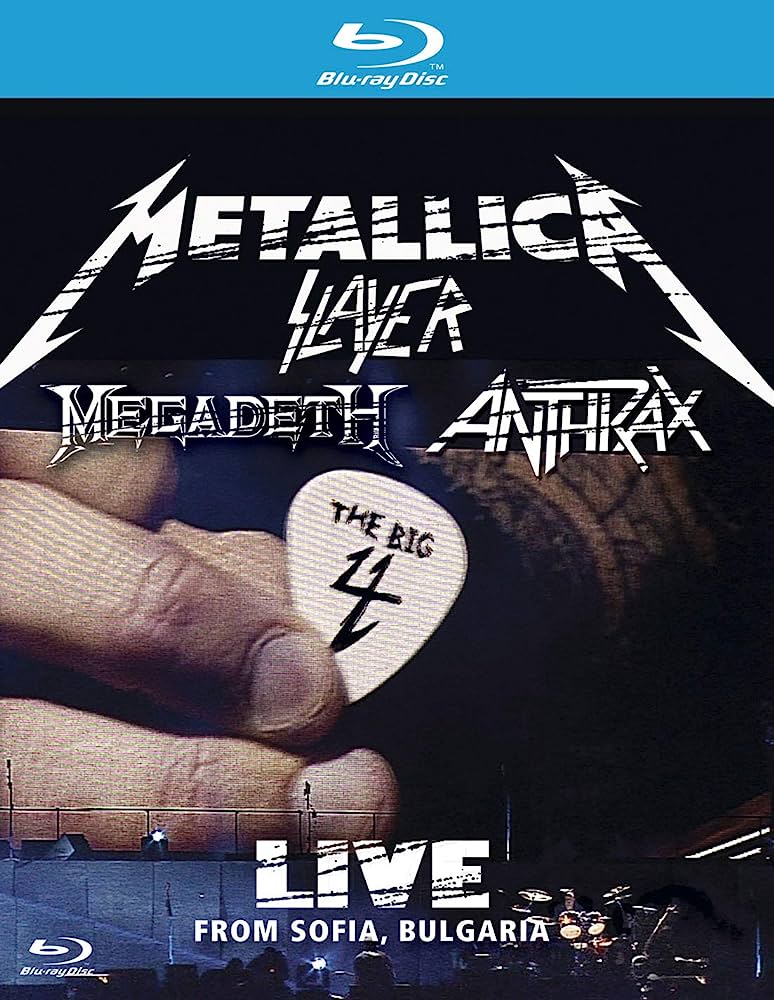 Used Blu-Ray - Metallica/Slayer/Megadeth/Anthrax - The Big 4 - Live From Sofia Bulgaria