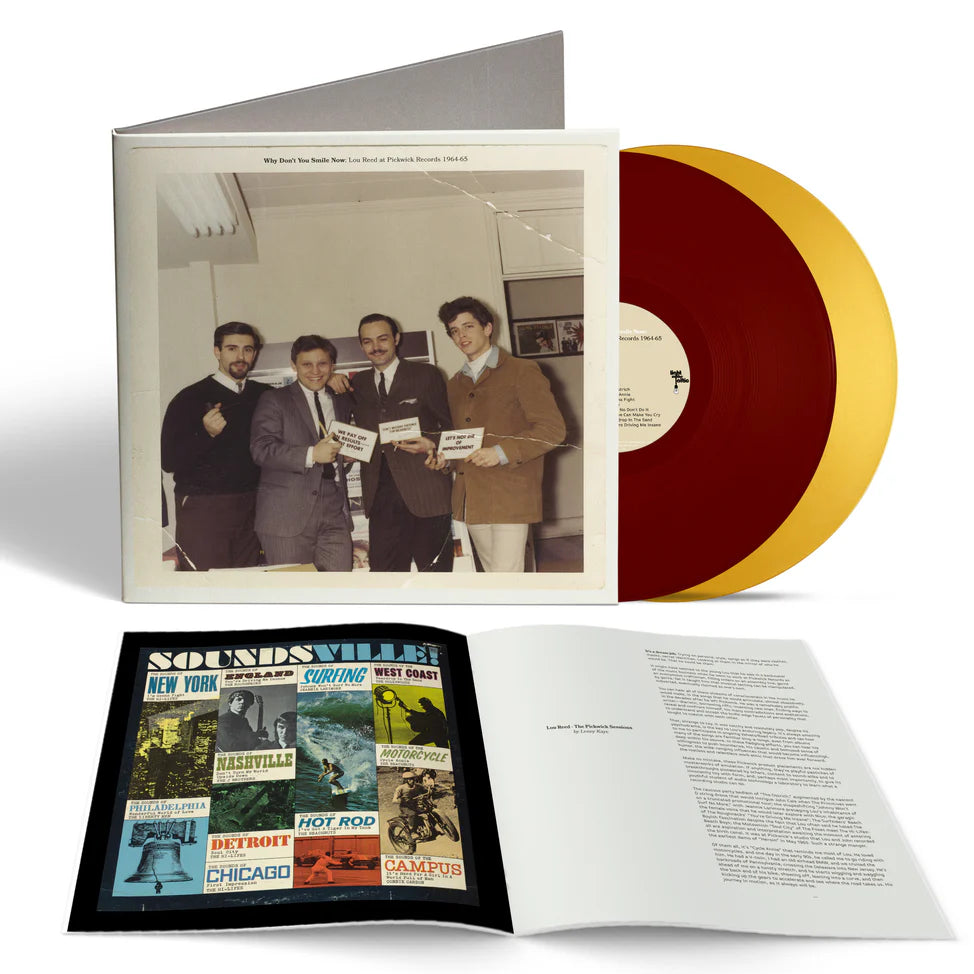 V/A - Why Don't You Smile Now: Lou Reed at Pickwick Records 1964-65 (2LP Oxblood & Gold Vinyl) (New Vinyl)