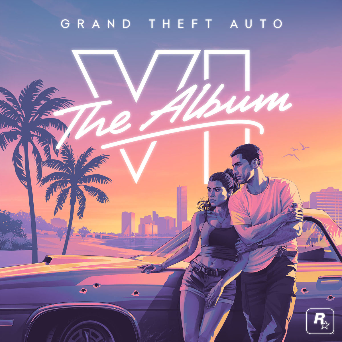 Various Artists - Grand Theft Auto VI: The Album (Indie Exclusive Pink And Blue Marble Vinyl) (New Vinyl)