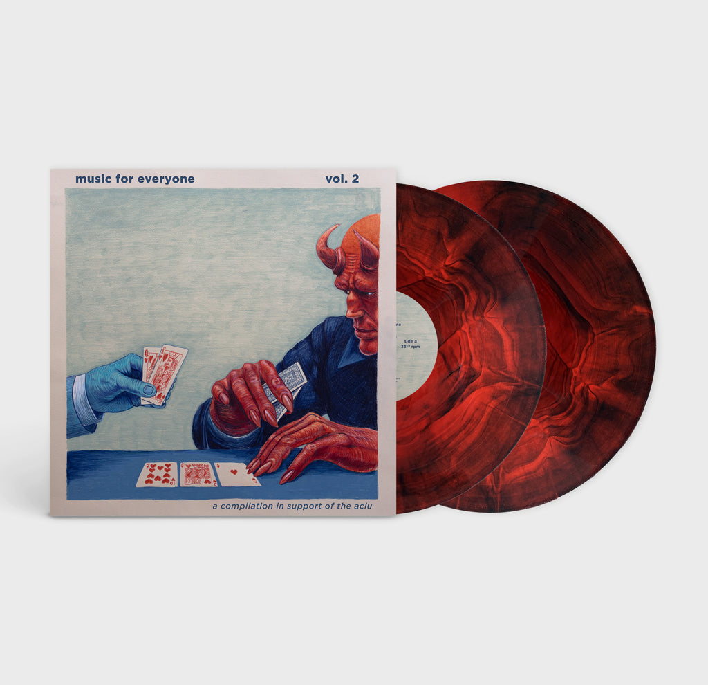 Various Artists - Music For Everyone Vol .2 (Oxblood w/Aqua Blue Swirl Vinyl) (New Vinyl)