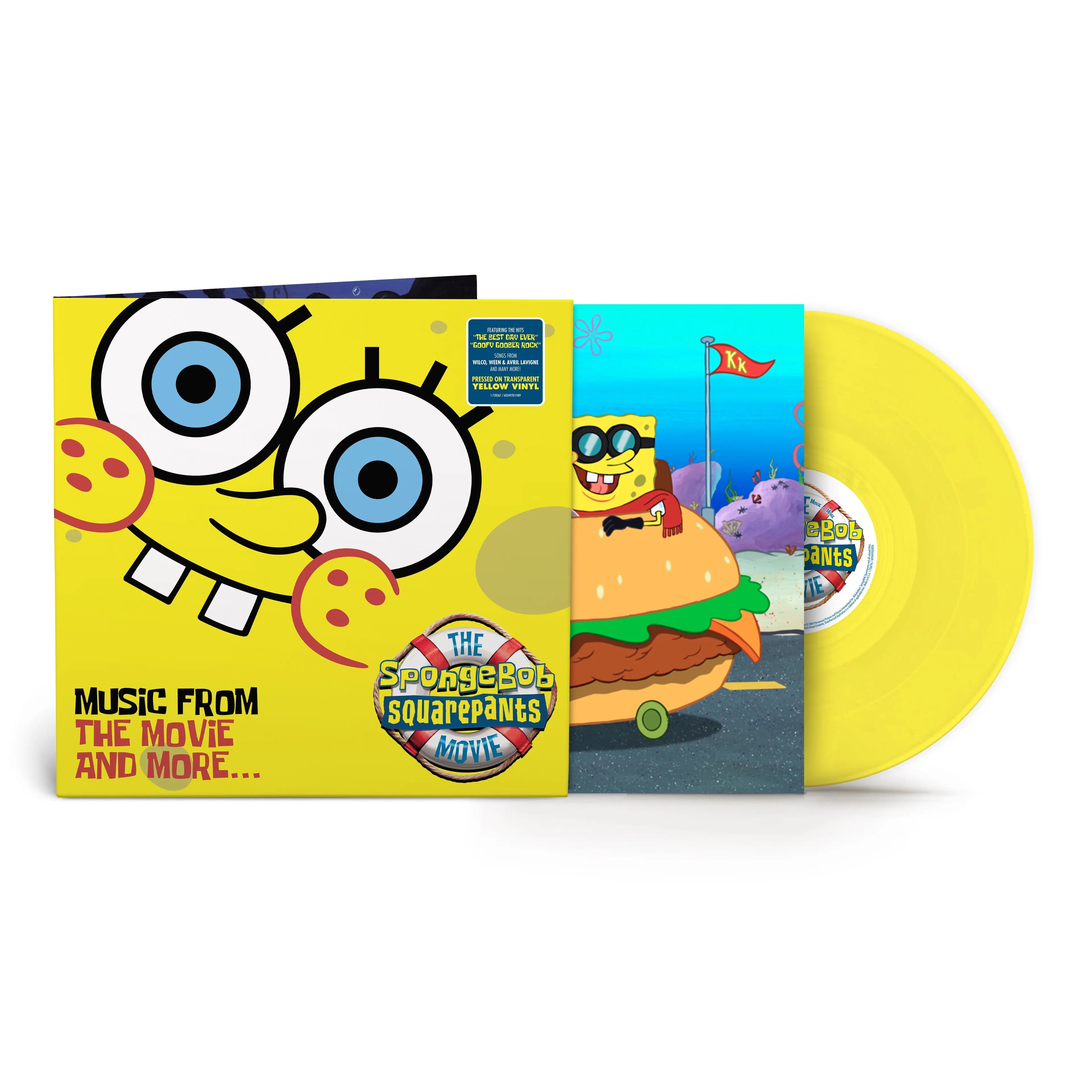 Various Artists - The Spongebob Squarepants Movie-Music From The Movie And More (Yellow Vinyl) (New Vinyl)