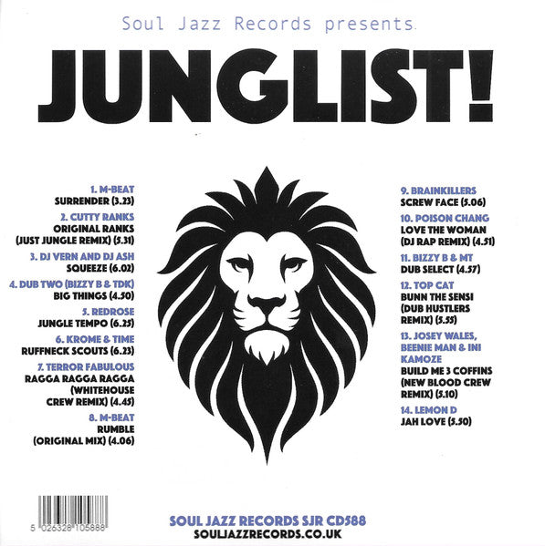 Various - Junglist! Old Skool Ragga, D&B, Jungle 1993-95 (New CD)